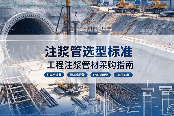 洞头注浆管选型标准