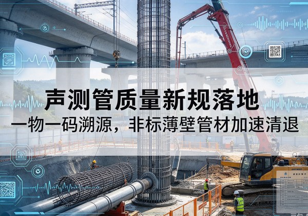 洞头声测管质量新规落地，一物一码溯源，非标薄壁管材加速清退